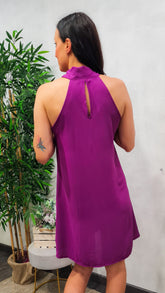 Vestido Halter Buganvilla
